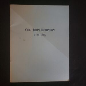 Prescott: Col. Robinson, (DAR)