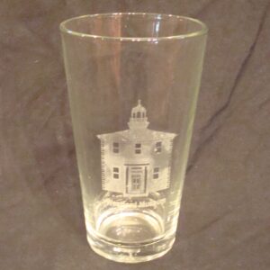 Glasses, pint (etched)