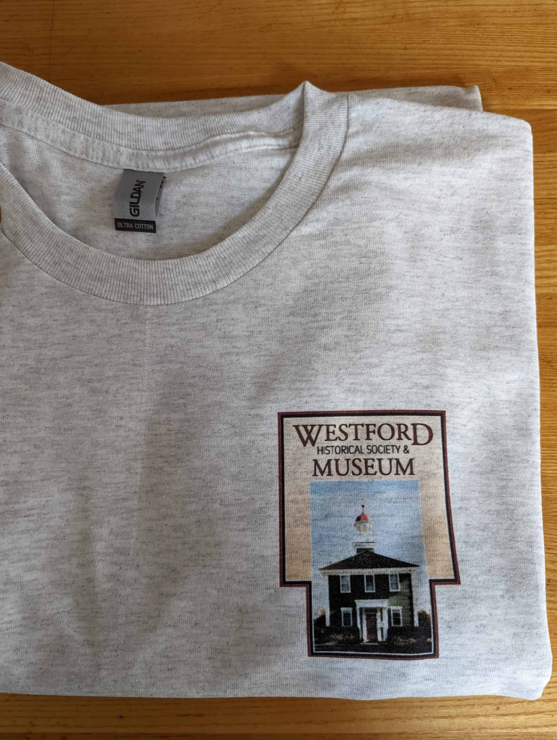 Westford Museum and Historical Society Logo t-shirt