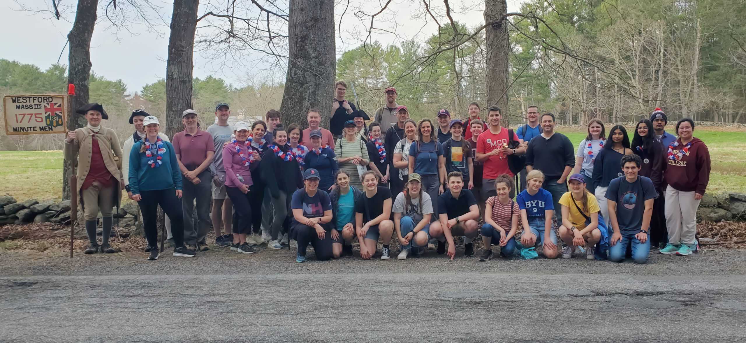 The Westford Colonial Minutemen's Annual Col. John Robinson Trail March